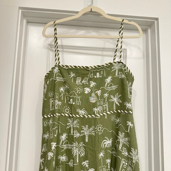 NWT La Maise Mila Maxi Dress in Seaside Villa Size Large - Picture 5 of 7